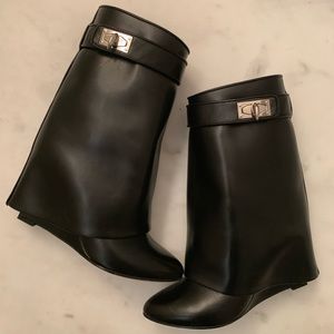 Givenchy Black Leather Boots